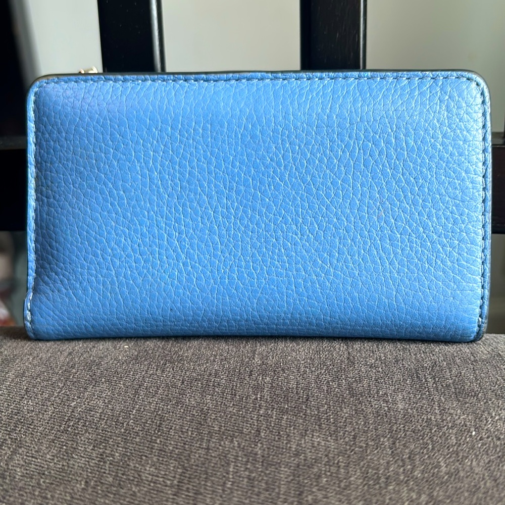 Kate Spade Blue Leather Wallet - Picture 2 of 6